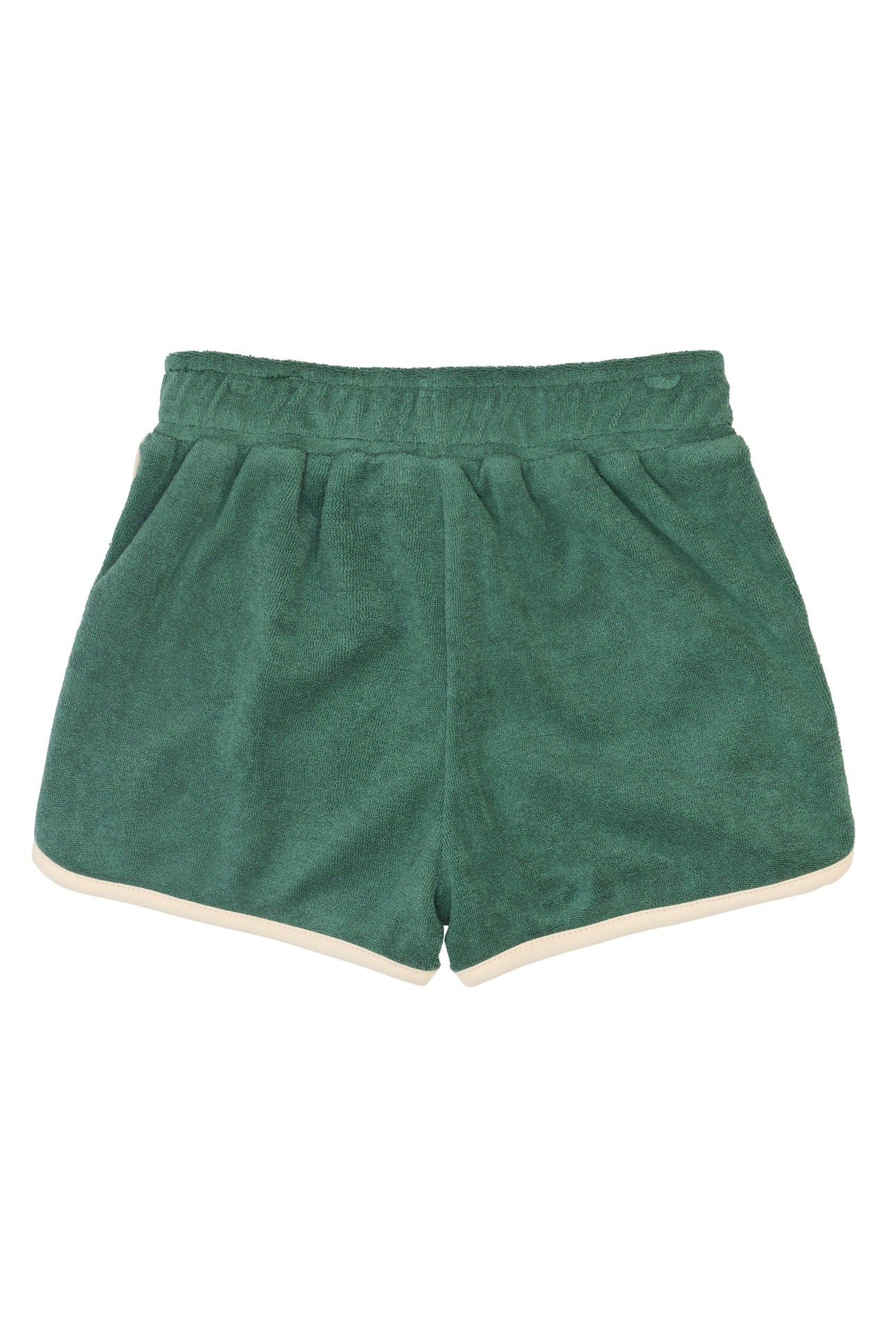 The New Siblings Terry shorts posy green