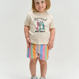The New Siblings Tracie shorts multi striped