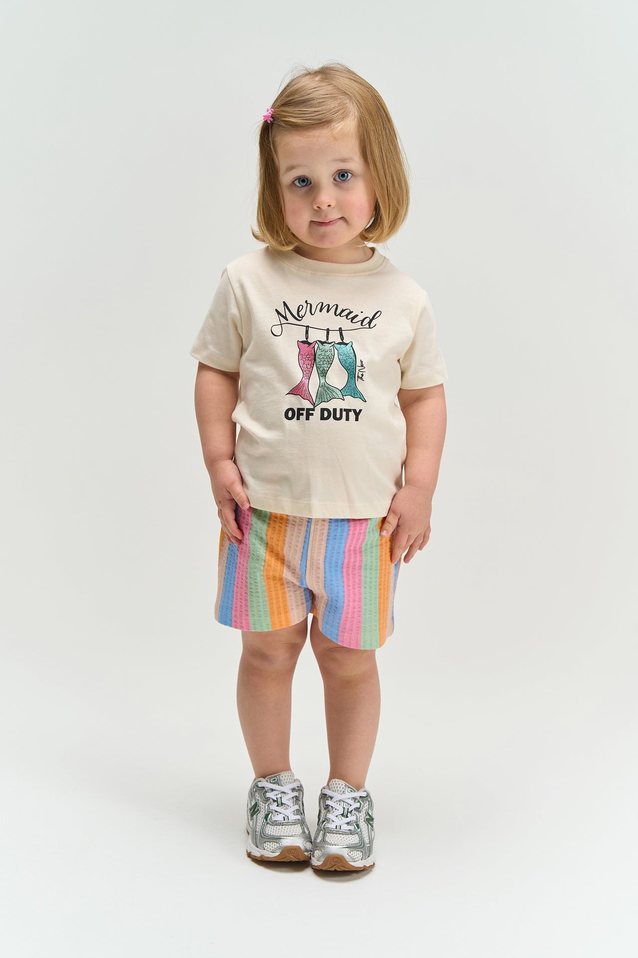 The New Siblings Tracie shorts multi striped