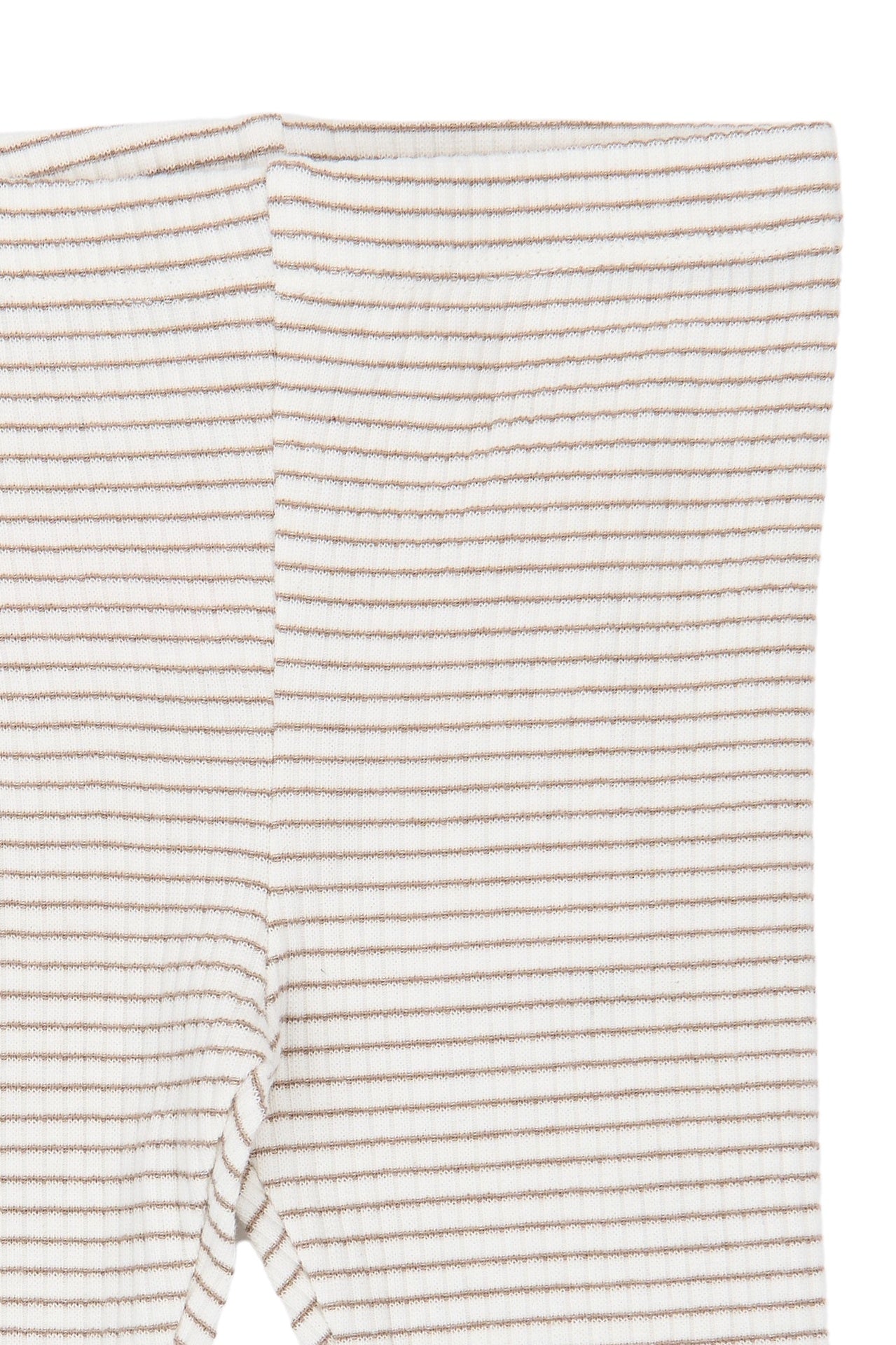 The New Siblings | Vitus Rib Legging | taupe gray striped