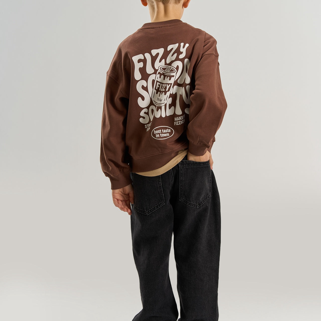 The New | TNValentino OS Sweatshirt | Chestnut