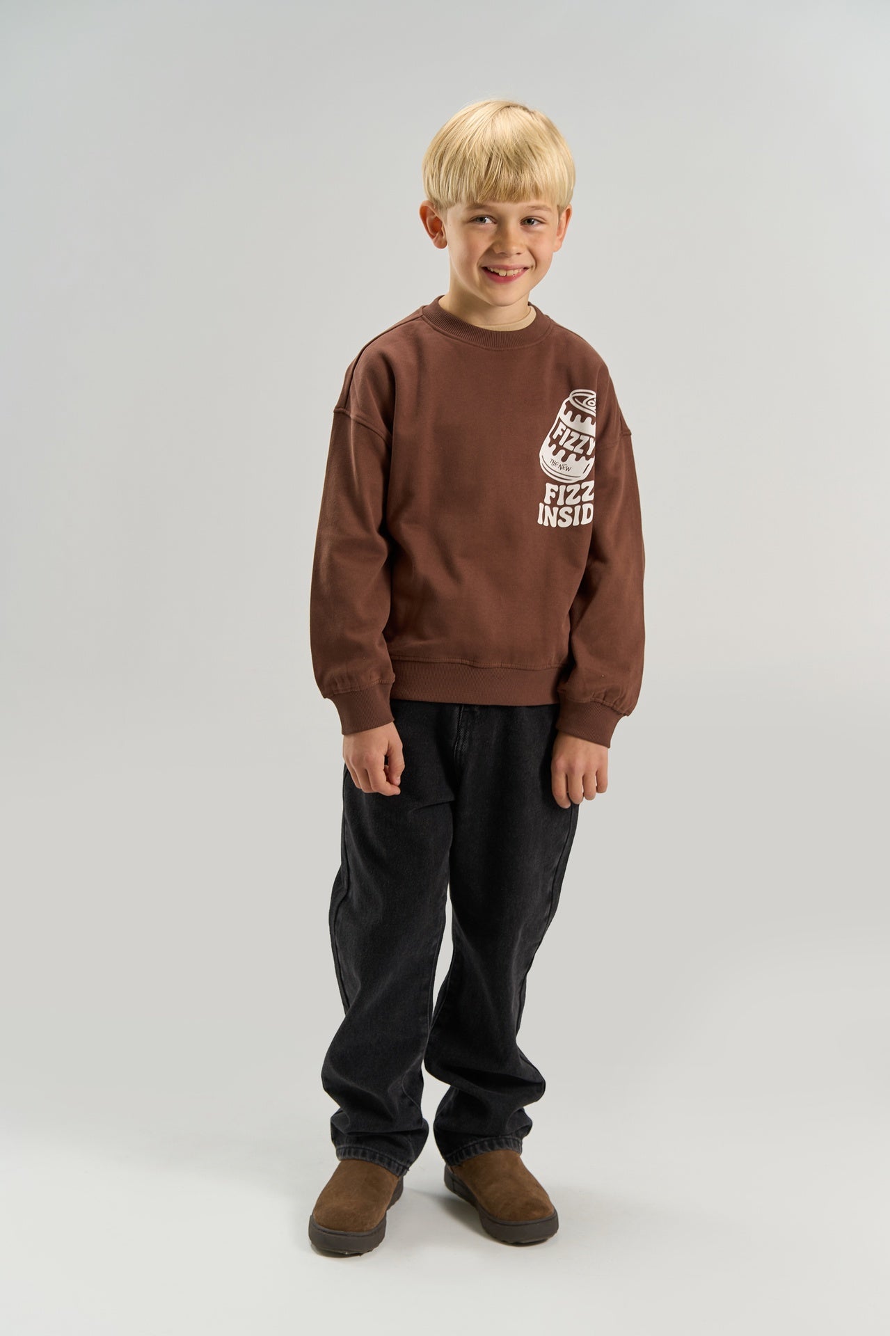 The New | TNValentino OS Sweatshirt | Chestnut