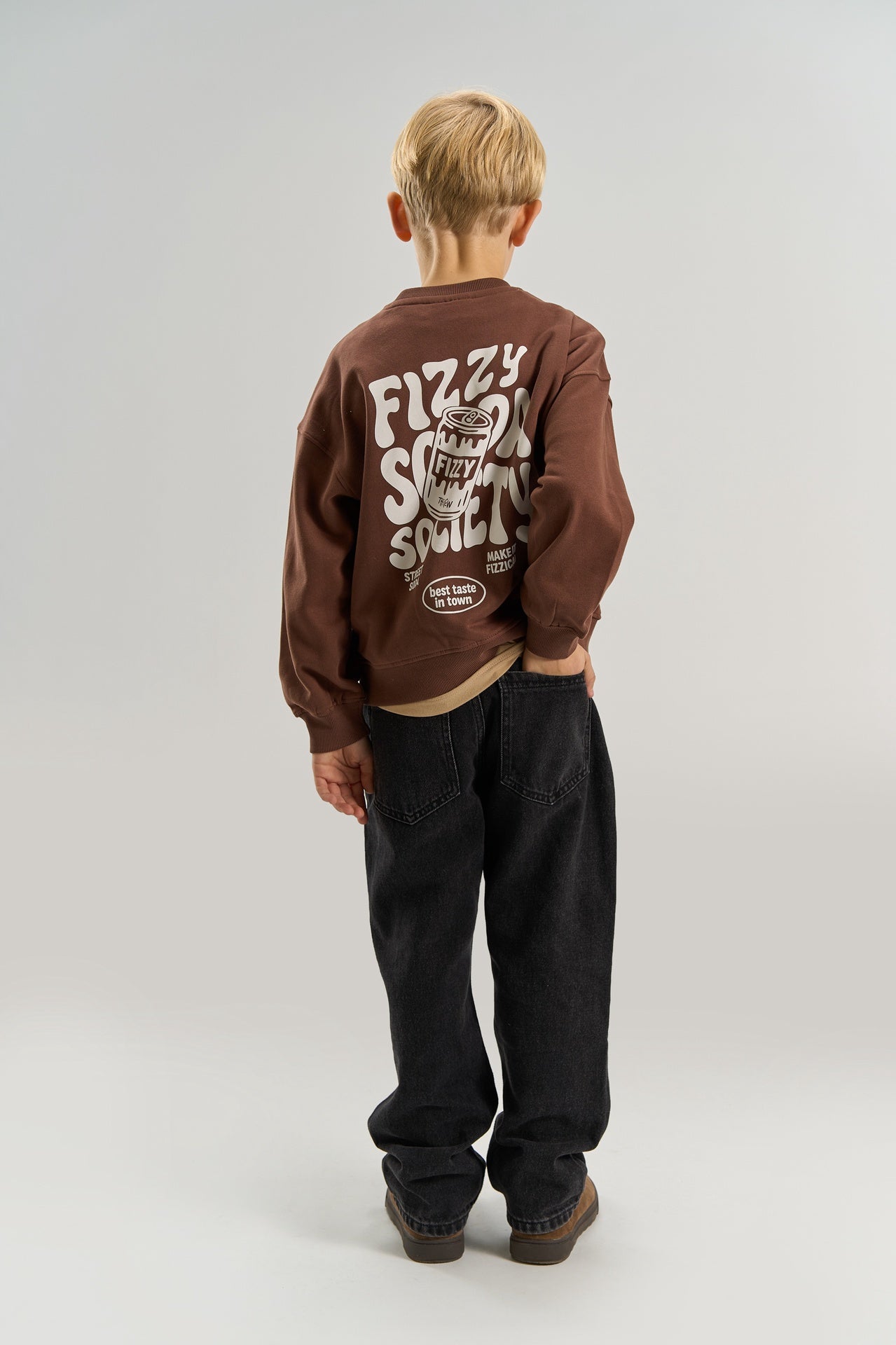 The New | TNValentino OS Sweatshirt | Chestnut