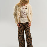 The New | TNVanya Wide Fit Jeans | Taupe Gray AOP TN