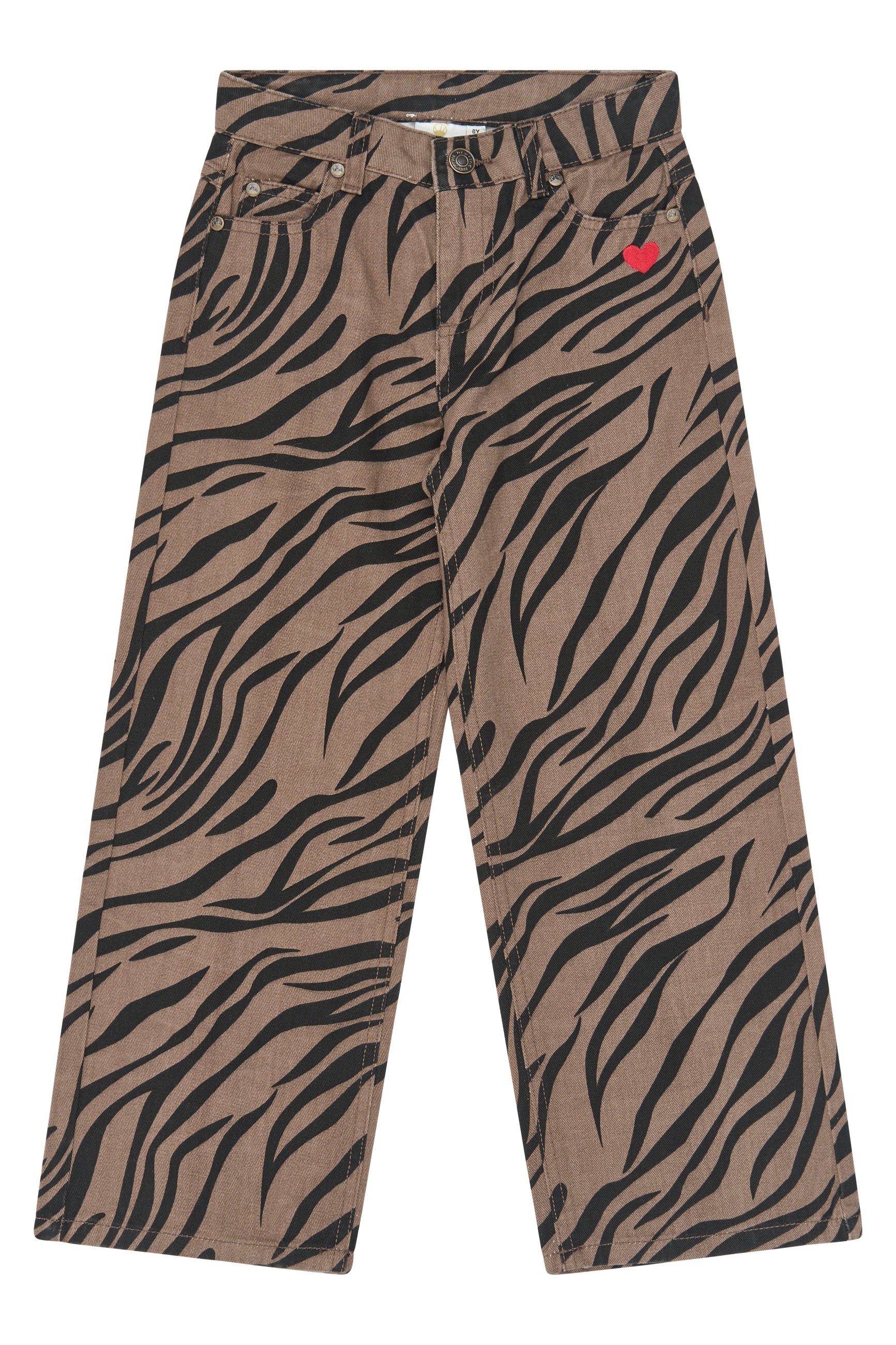 The New | TNVanya Wide Fit Jeans | Taupe Gray AOP TN