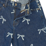 The New | TNVirginia Wide Fit Jeans | Medium Blue Denim AOP