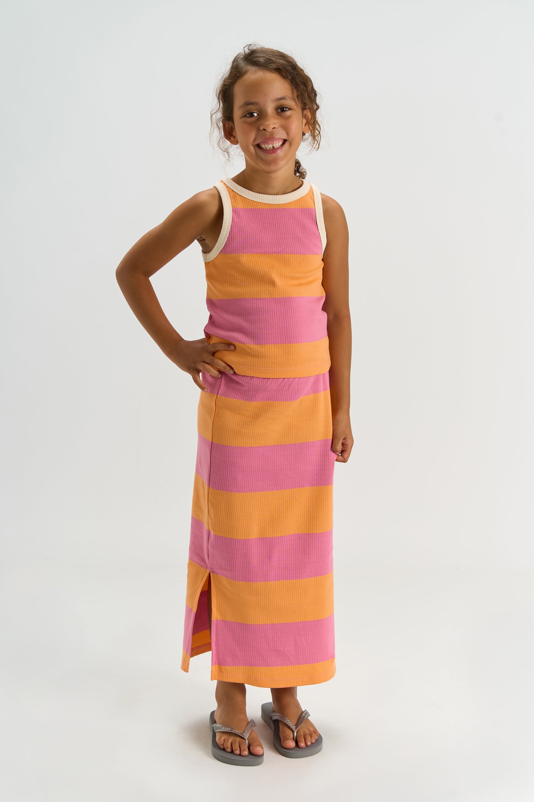 The New Tatiana s_l rib top cashmere rose striped
