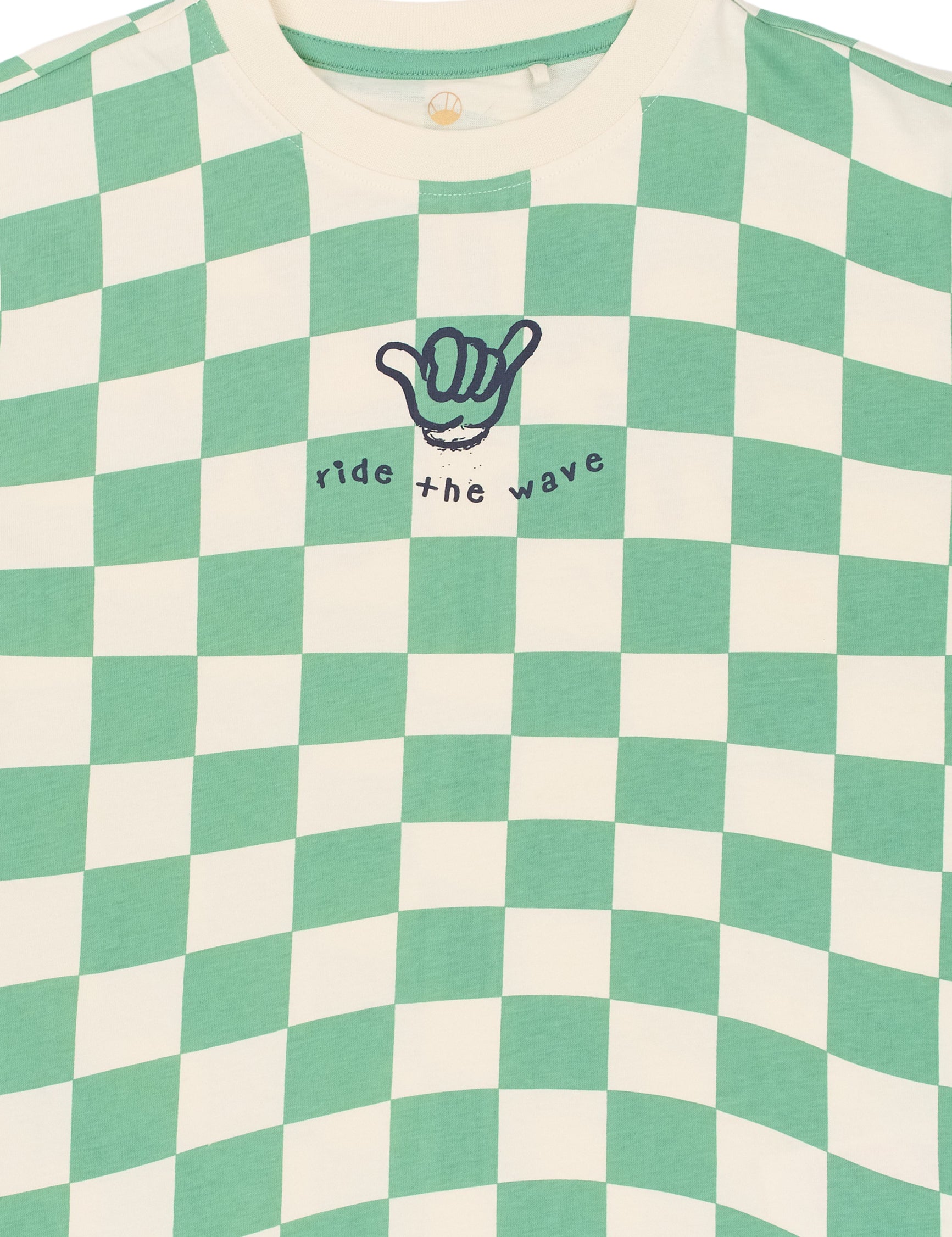 The New Tiago os s_s tee créme de menthe check