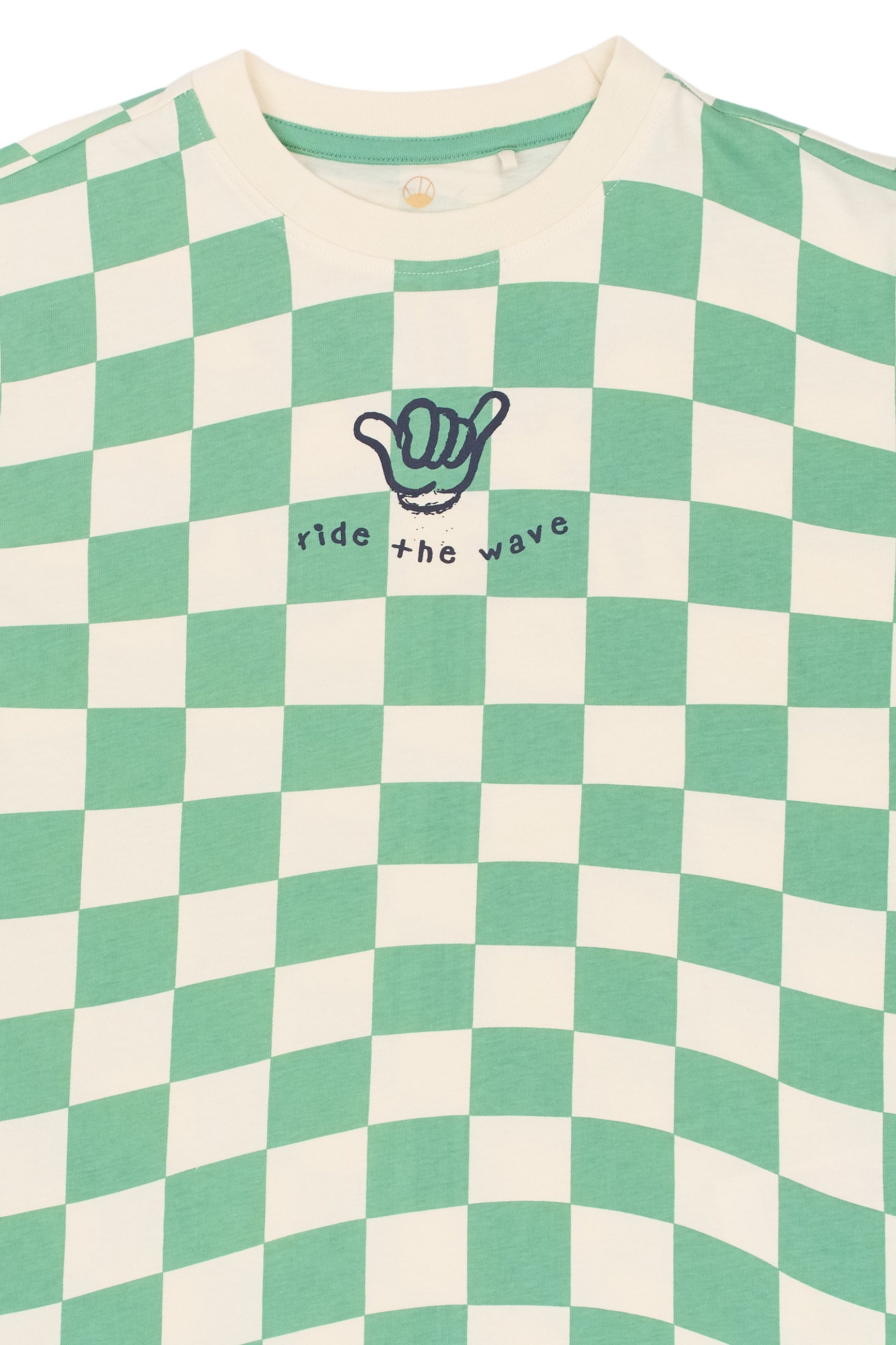 The New Tiago os s_s tee créme de menthe check