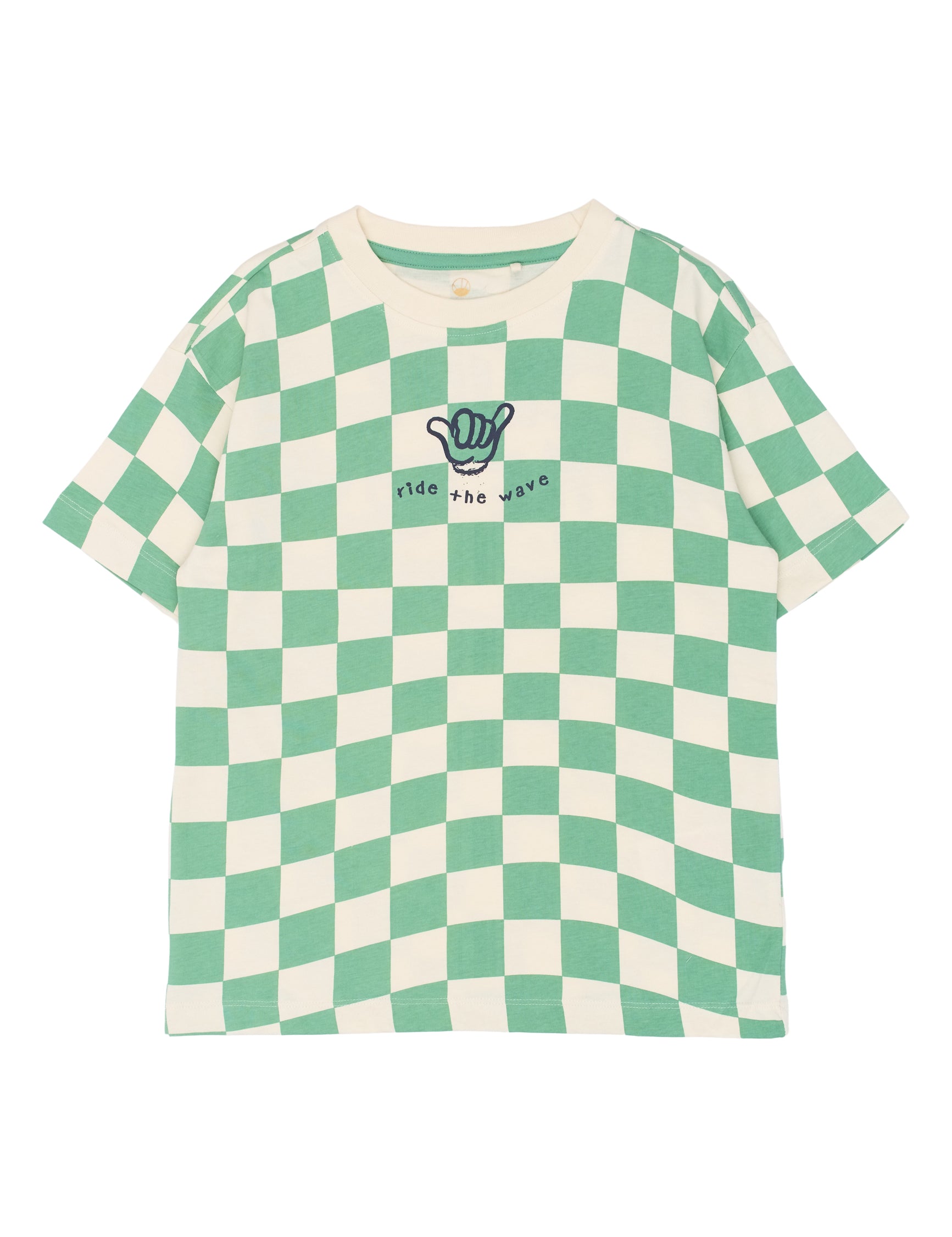 The New Tiago os s_s tee créme de menthe check