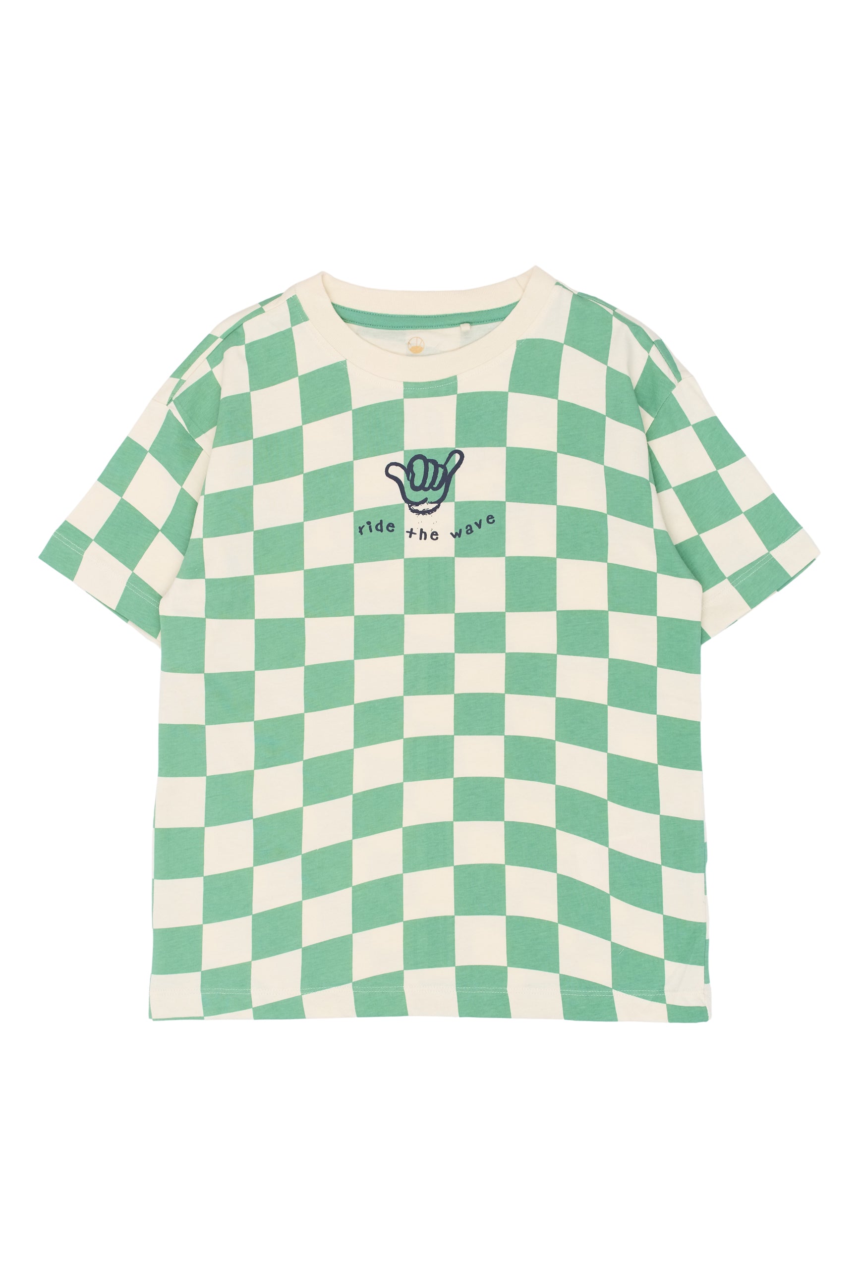 The New Tiago os s_s tee créme de menthe check