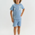 The New Titus os s_s sweat tee forever blue