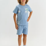 The New Titus os s_s sweat tee forever blue