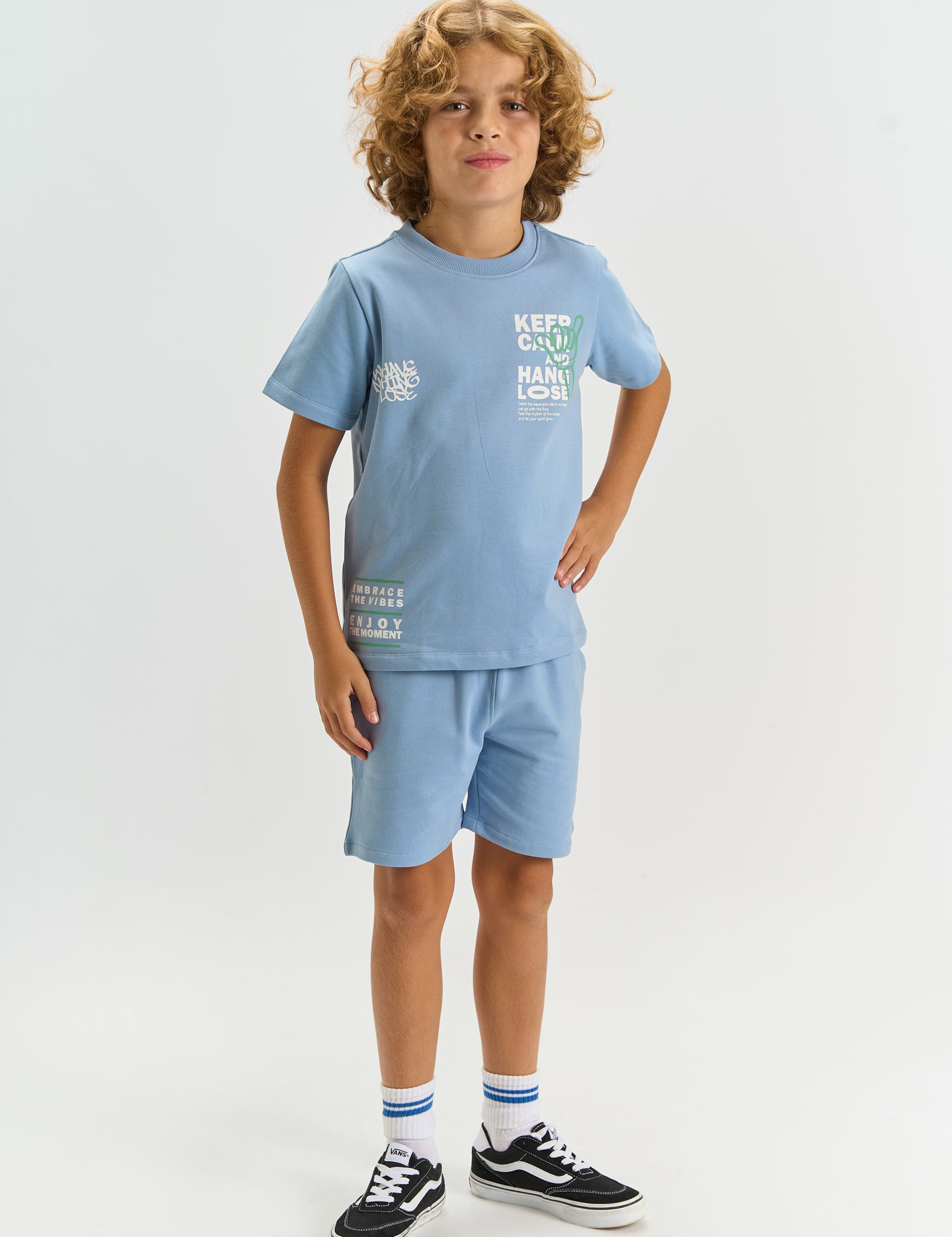 The New Titus os s_s sweat tee forever blue