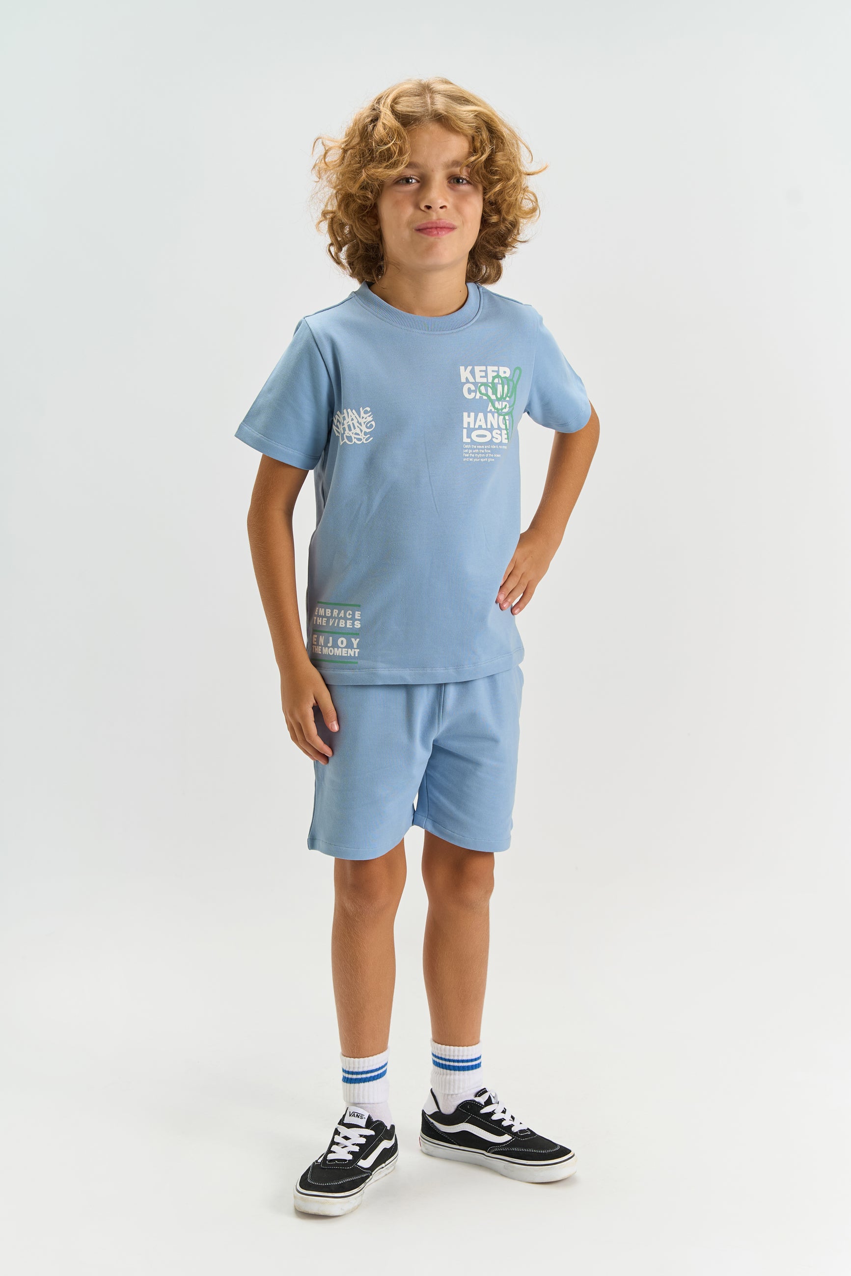 The New Titus os s_s sweat tee forever blue