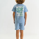 The New Titus os s_s sweat tee forever blue