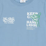 The New Titus os s_s sweat tee forever blue