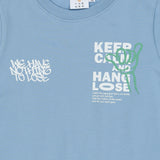 The New Titus os s_s sweat tee forever blue