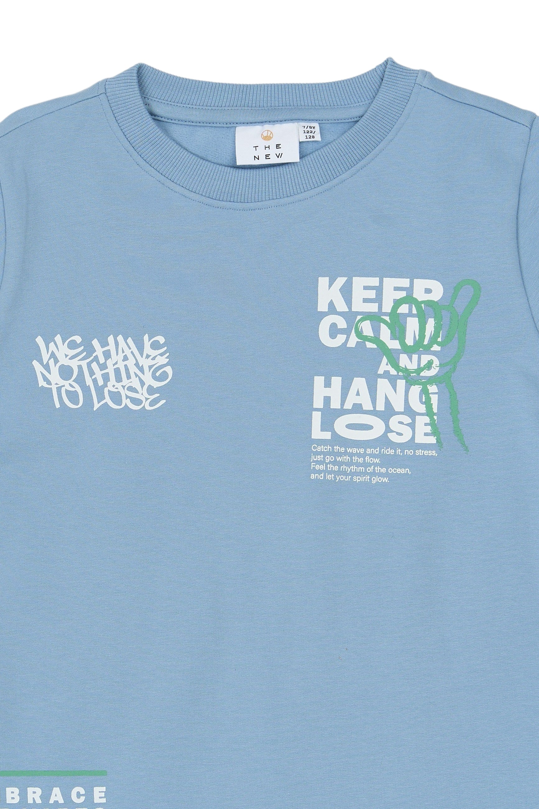 The New Titus os s_s sweat tee forever blue