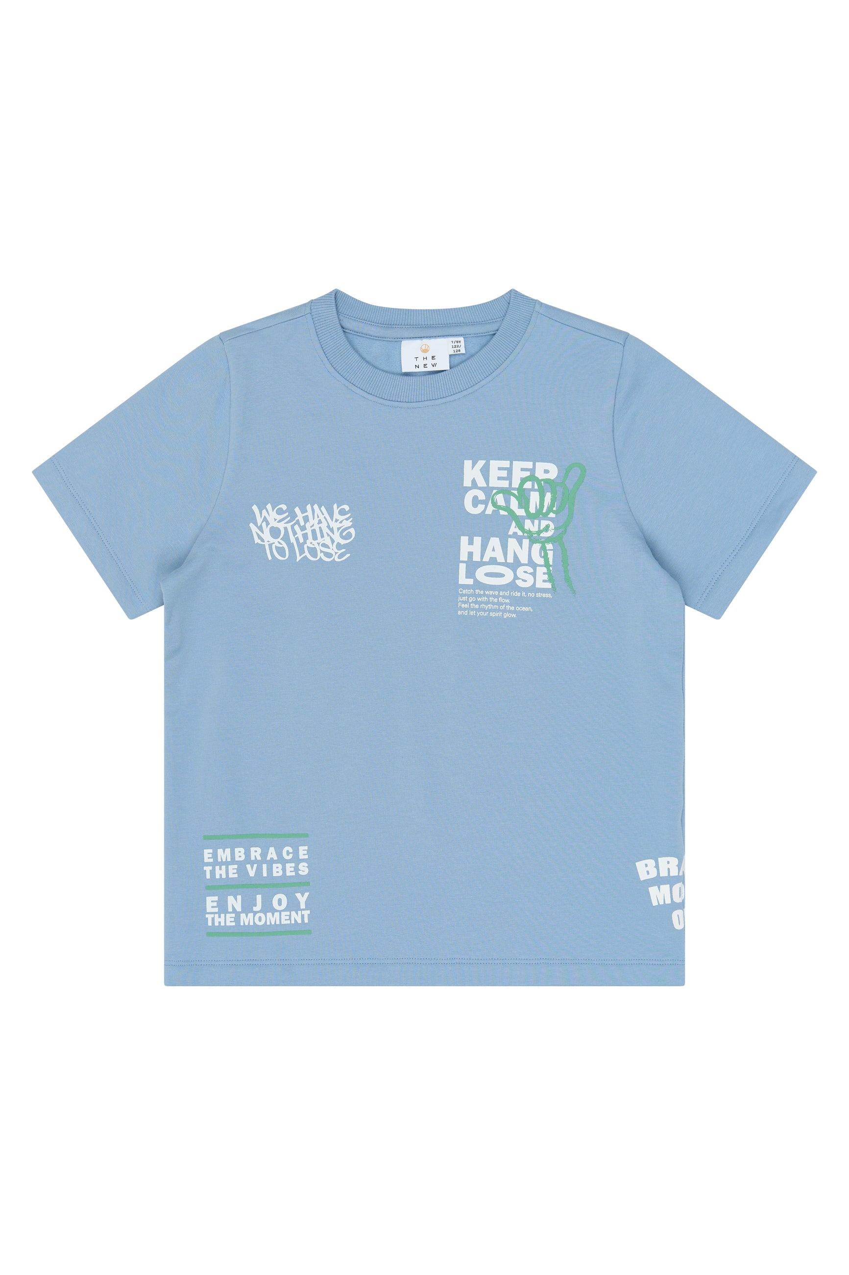 The New Titus os s_s sweat tee forever blue
