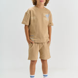 The New | Titus sweat shorts humus
