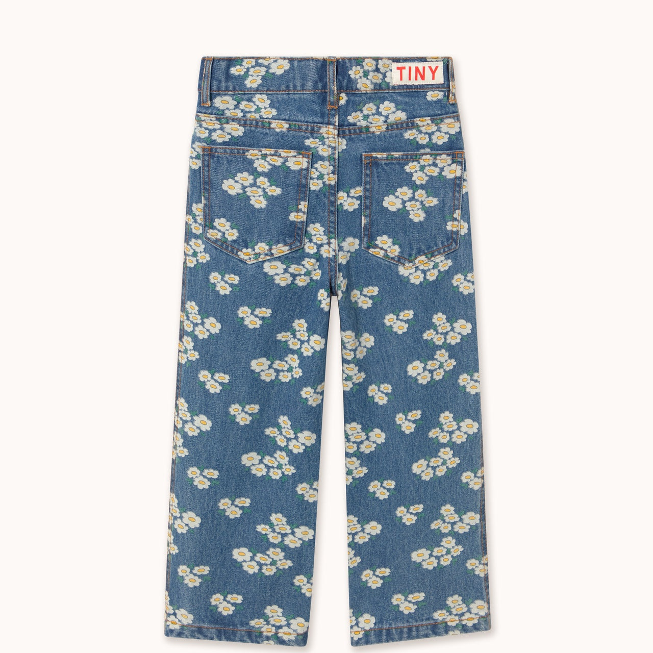 Tiny Cottons | BLOSSOMS DENIM JEANS medium wash denim