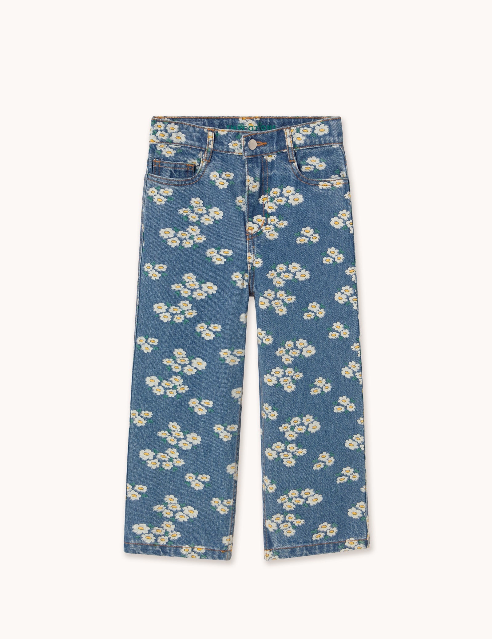 Tiny Cottons | BLOSSOMS DENIM JEANS medium wash denim
