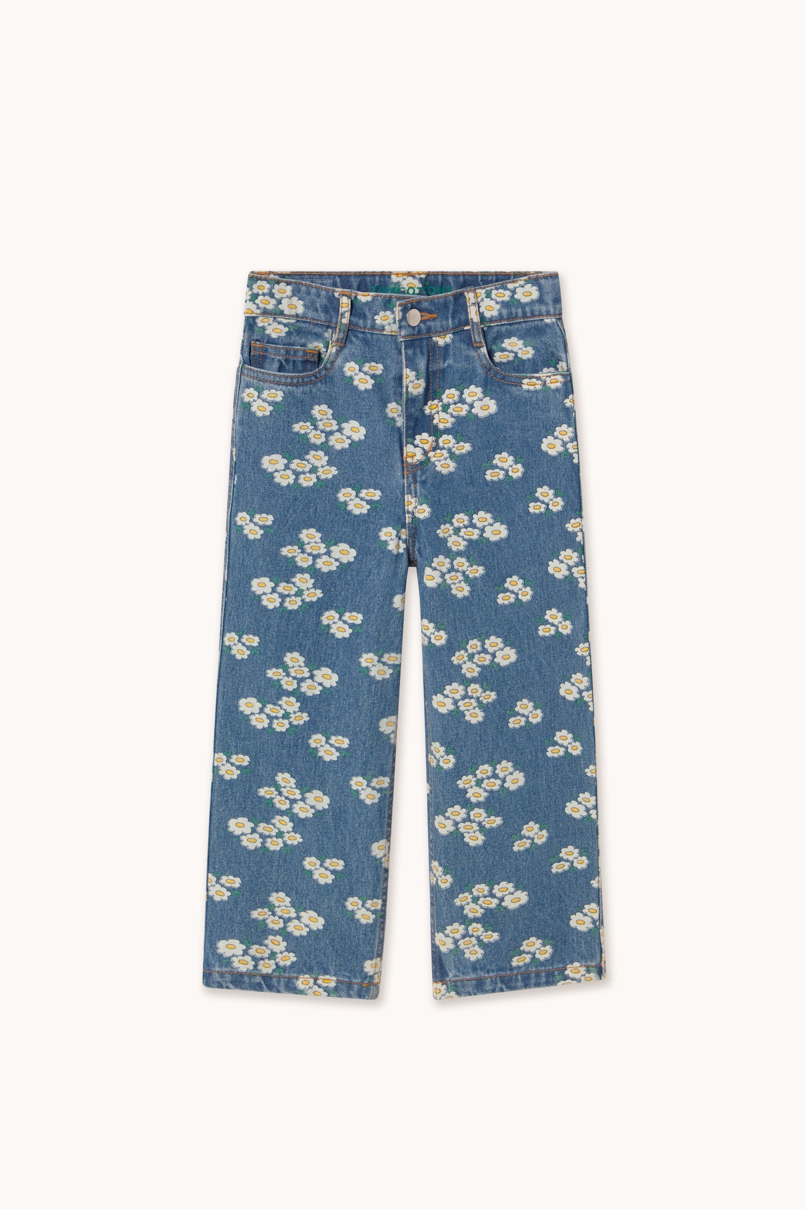 Tiny Cottons | BLOSSOMS DENIM JEANS medium wash denim
