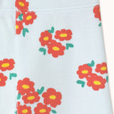 Tiny Cottons | BLOSSOMS RIB BABY PANT ice blue