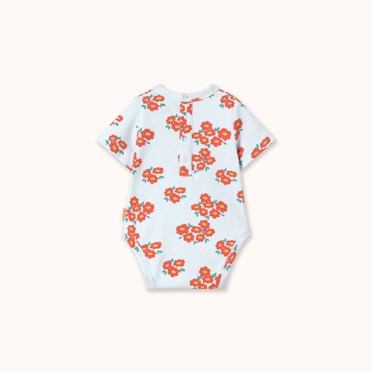 Tiny Cottons | BLOSSOMS RIB BODY ice blue