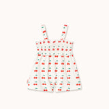 Tiny Cottons | CHERRIES ONE-PIECE off-white
