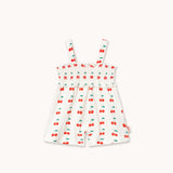 Tiny Cottons | CHERRIES ONE-PIECE off-white