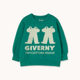 Tiny Cottons | FROG & FROG GRAPHIC SWEATSHIRT dark emerald