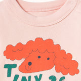 Tiny Cottons | RED DOG BABY SWEATSHIRT pastel pink