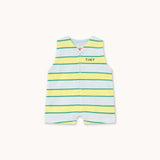 Tiny Cottons | RETRO STRIPES JUMPSUIT ice blue