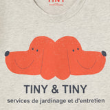 Tiny Cottons | TINY&TINY GRAPHIC TEE cream heather