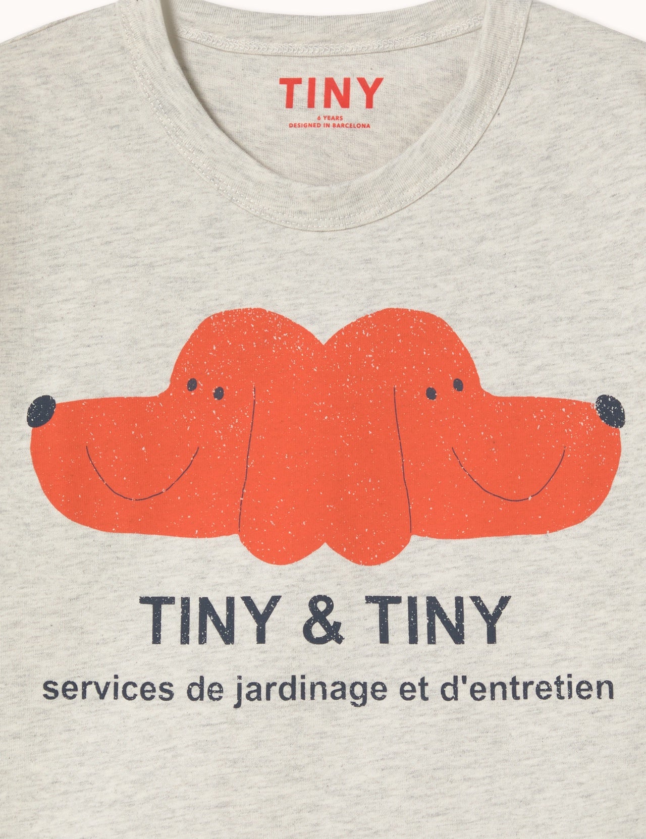 Tiny Cottons | TINY&TINY GRAPHIC TEE cream heather