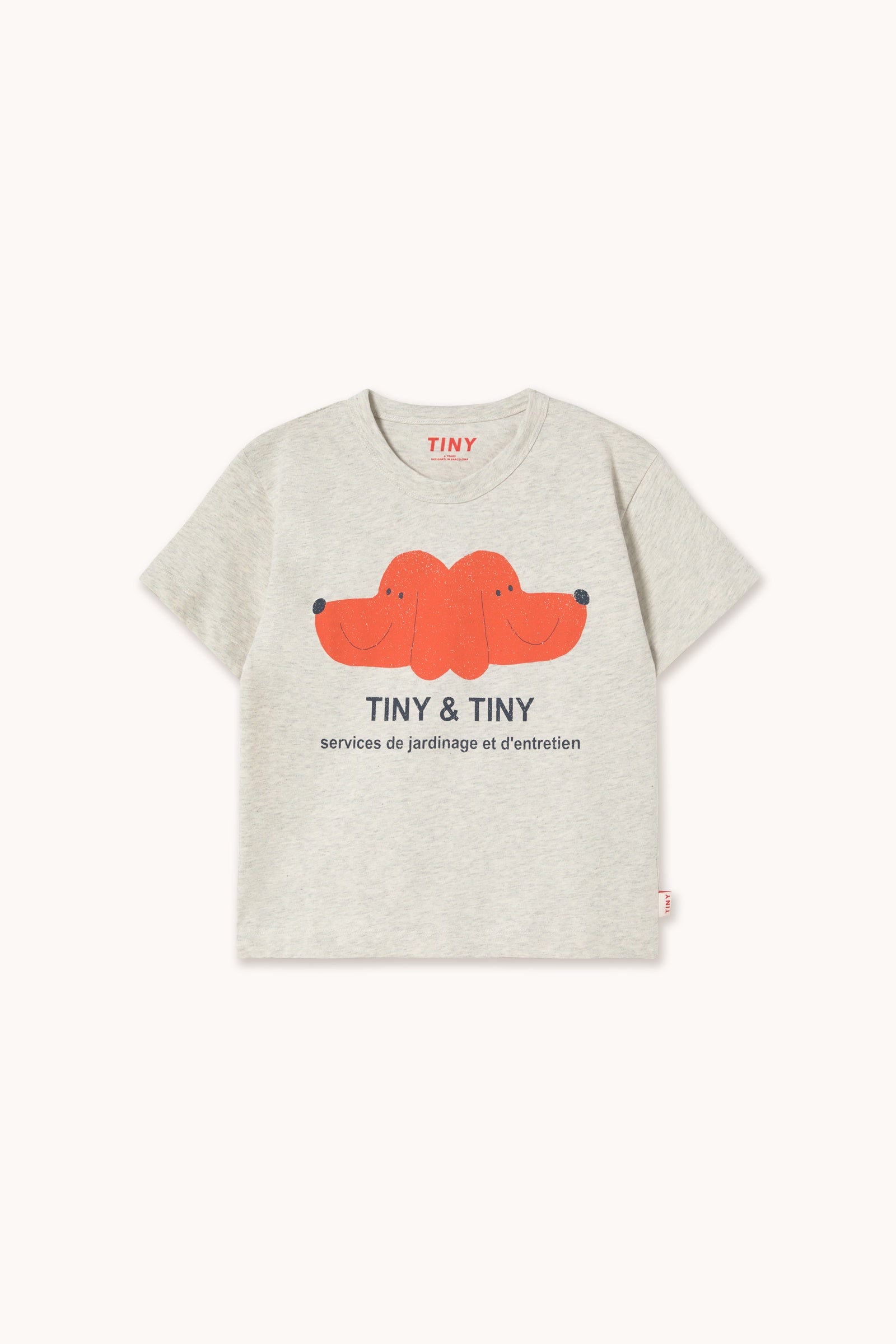 Tiny Cottons | TINY&TINY GRAPHIC TEE cream heather