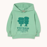 Tiny Cottons | TREES GRAPHIC HOODIE washed emerald
