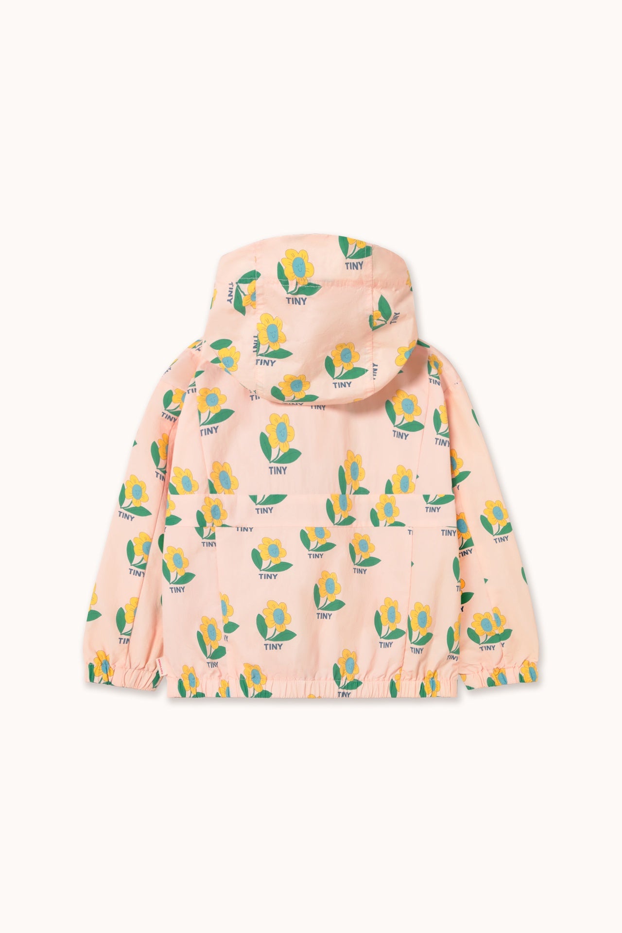 Tiny Cottons |Tiny flower woven jacket | Pastel pink