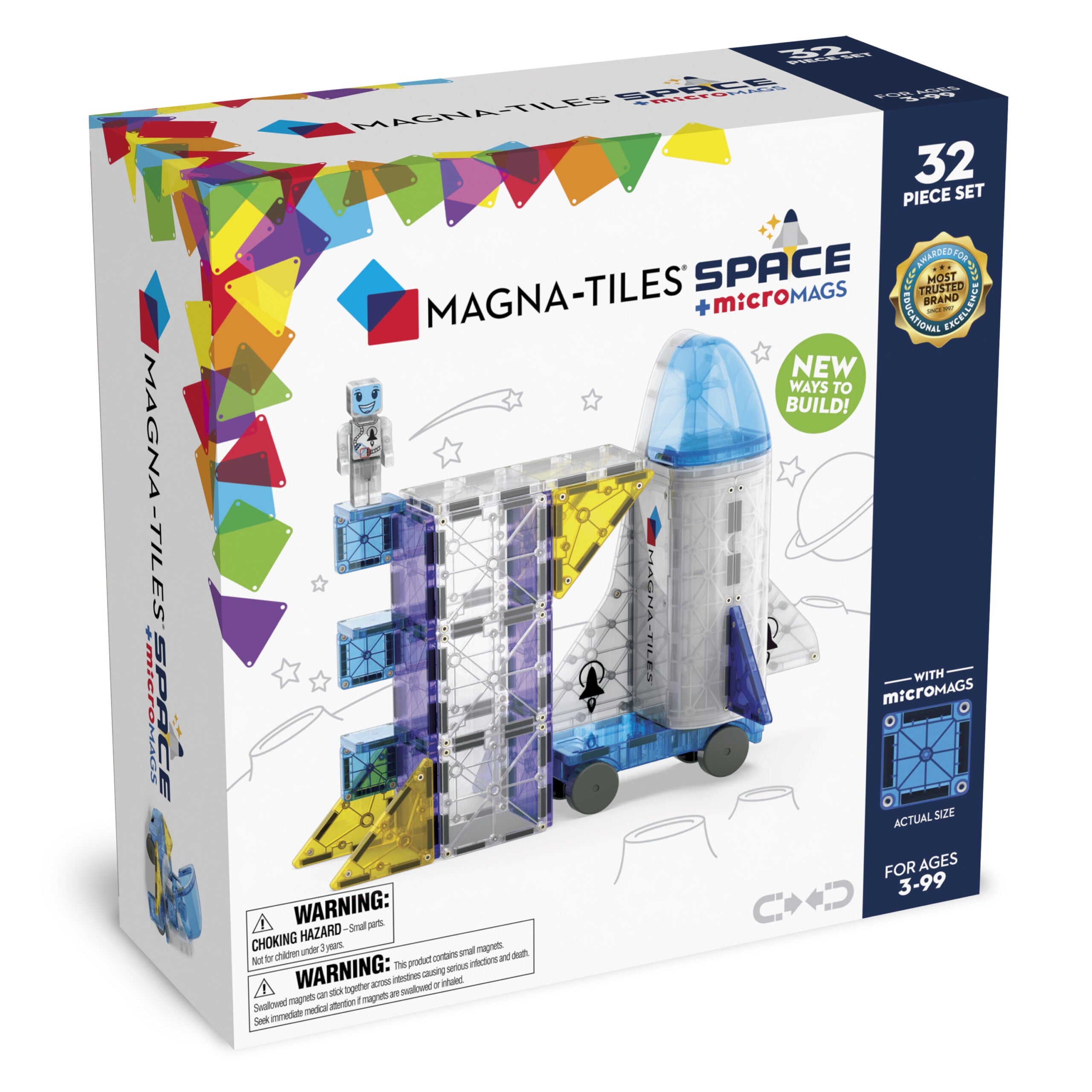 Magnatiles | Space 32 pieces