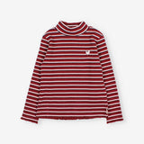 Buho | Fancy stripes T-shirt | Pomegranate