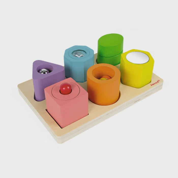 Janod | I Wood - Vorm en geluid puzzel